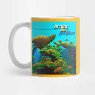 Brake For Turtles Prog Rock Mug